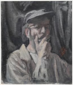 George Weissbort (1928-2013) - 20th Century Oil, Self Portrait with Cap