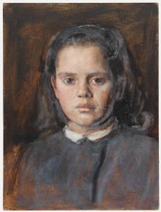 George Weissbort (1928-2013) - Oil, Young Girl with Headband