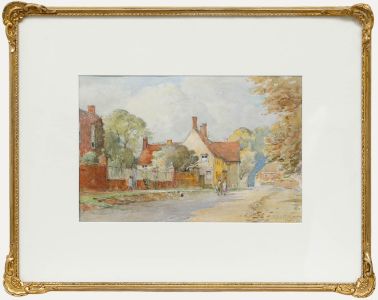 Alfred Henry Hart (1866-1953) - Framed Watercolour, An Autumn Day
