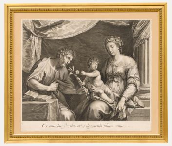 After Jacques Stella (1596-1657) - 18th Century Engraving, One Lily