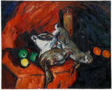 Robertine De Vooght (1904-1979) - Mid 20th Century Oil, Still Life with Game