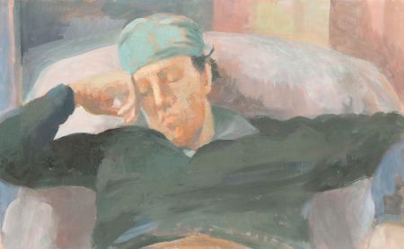 Bernadette Kelly (b.1933) - 20th Century Oil, A Restful Moment