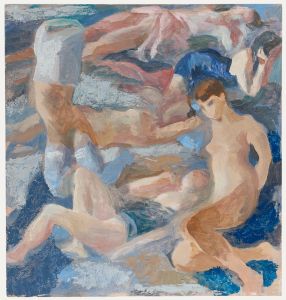 Bernadette Kelly (b.1933) - 20th Century Oil, Changing Room II