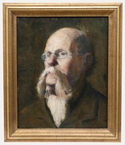Attrib. Franz Seraph von Lenbach (1836-1904) - Portrait of a German Gentleman