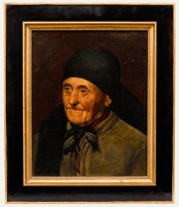 C. M. Friedmaura - 1911 Oil, Portrait of an Elderly Woman