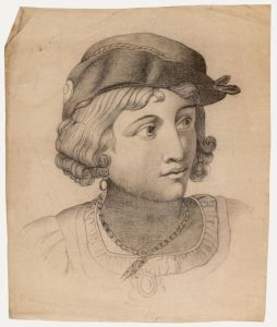 19th Century Graphite Drawing - Historical Portrait