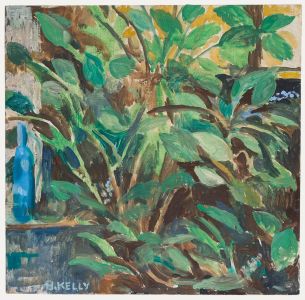 Bernadette Kelly (b.1933) - 20th Century Oil, Plant In The Window