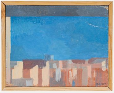 Bernadette Kelly (b.1933) - Framed 20th Century Oil, Ville