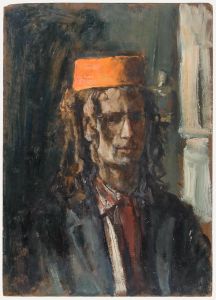 George Weissbort (1928-2013) - 20th Century Oil, Man in a Fez