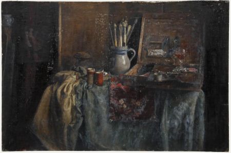 George Weissbort (1928-2013) - 20th Century Oil, The Artist's Tools