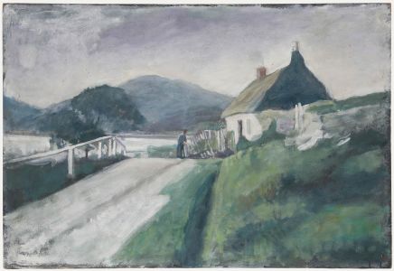 George Weissbort (1928-2013) - 20th Century Oil, Irish Cottage