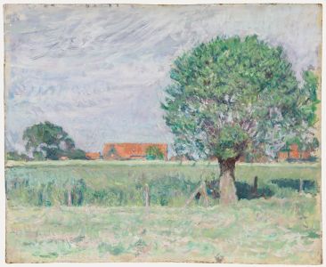 George Weissbort (1928-2013) - 20th Century Oil, View of the Farmhouse