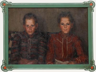 Arthur Terstegen (1882-1915) - 1909 Oil, The Siblings