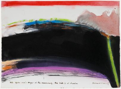 Richard J.S. Young - 2023 Watercolour, The Hill is In Shadow