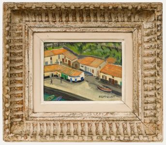 Raymond Henri Repiquet (1896-?) - French School Mid 20th Century Oil, Biarritz