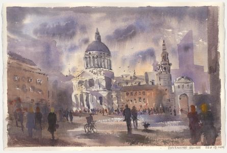 Daniel Nichols - Contemporary Watercolour, Paternoster Square, London