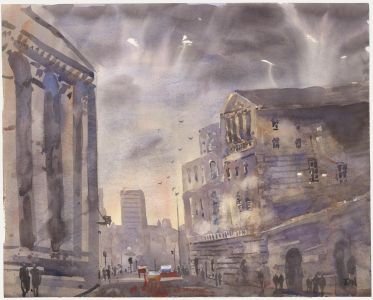 Daniel Nichols - Contemporary Watercolour, Throgmorton Street, London