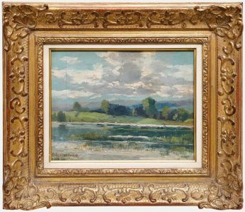 Georg Fuhrmann-Randeck (1892-1967) - 1917 Oil, Alpine View