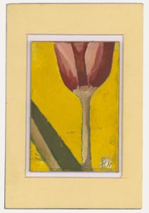 Ben Carrivick - Contemporary Oil, Red Tulip