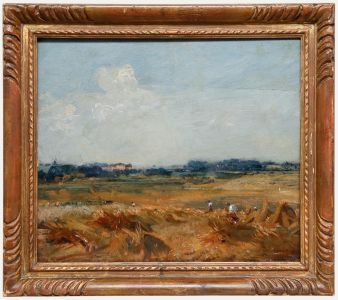 James Levin Henry (1855-1929) - 1891 Oil, Harvest Time