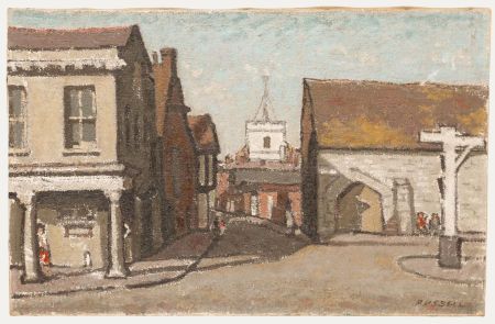 Geoffrey Robert Russell (1902-1986) - Mid 20th Century Oil, Quayside Poole