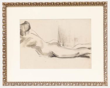 Raymond Moisset (1906-1994) -Early 20th Century Graphite Drawing, Reclining Nude