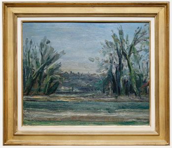 Georges Eugene Delhomme (1904-1989) - Mid 20th Century Oil, Nogent-sur-Marne