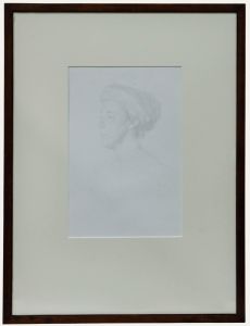 William Strang RA (1859-1921) - 1912 Silverpoint Drawing, Portrait of a Woman