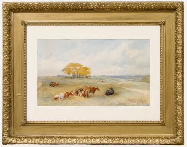 Thomas F. Wainewright (1794-1883) - 19th Century Watercolour, Waiting for Rain