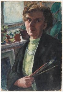 Susi Zimmermann (b.1883) - Early 20th Century Oil, Artist's Self-Portrait