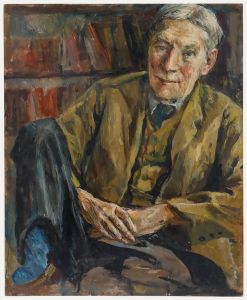 Susi Zimmermann (b.1883) - Oil, Portrait of Dr. Ernst Heinrich Zimmermann