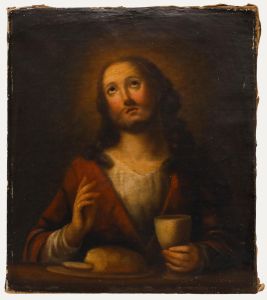 Robert Reginald Whale (1805-1887) - 1833 Oil, Christ Blessing