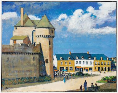 Pierre Neveu (b.1929) - Contemporary Oil, Guerande, France