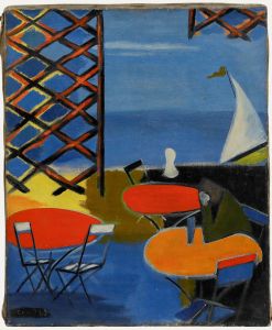 Cavell - 1943 Oil, By the Sea