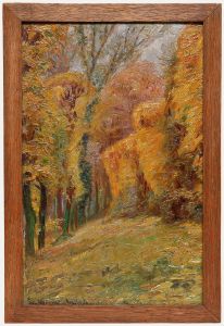 Henri Vincent-Anglade (1876-1956) - Early 20th Century Oil, Trees in Autumn