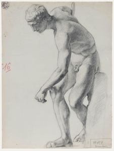 Pierre Neveu (b.1929) - Mid 20th Century Graphite Drawing, Academic Study IX