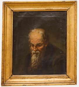 European School 18th Century Oil - Head Study of Socrates