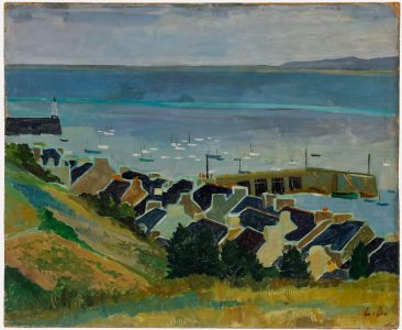 Lucien Dubriel (1912-2005) - 20th Century Oil, Cale de l'Épi