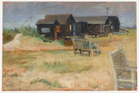 Pauline Plummer (b.1933) - 20th Century Oil, The Ferryman's Hut