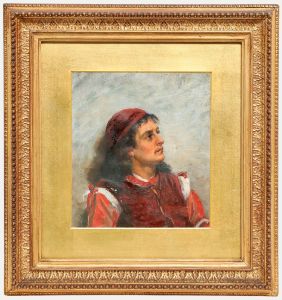 Circle of William Breakspeare (1856-1914) - Oil, Portrait of An Italian Man