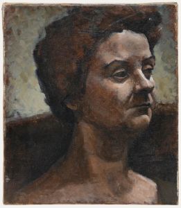 Pauline Plummer (b.1933) - 20th Century Oil, Head Study of a Lady