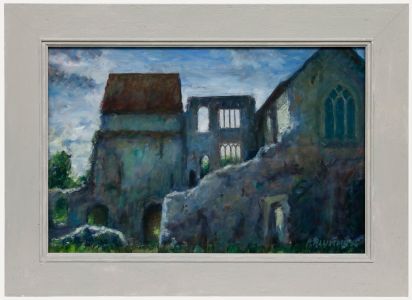 Pauline Plummer (b.1933) - 20th Century Oil, Abbey Ruins