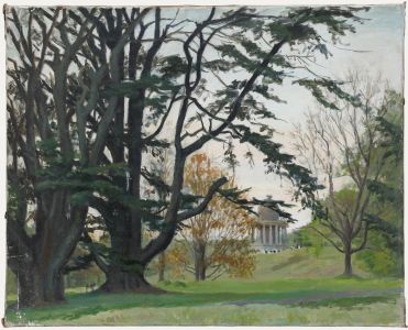 Pauline Plummer (b.1933) - Mid 20th Century Oil, Towards the Folly