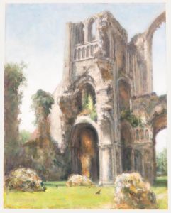 Pauline Plummer (b.1933) - Contemporary Oil, The Abbey