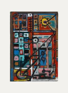 Christian Julia (1921-1991) - Mid 20th Century Gouache, Les Mécaniques