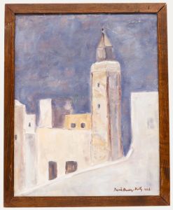 Denis Harvey-Kelly - 1998 Oil, A View of the Tower
