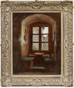 Late 19th Century Oil - The Window Alcove