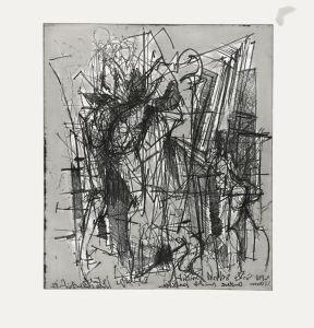 Volker Bartsch (b.1953) - 1987 Etching, Disorder