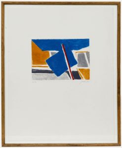 Modernist 1973 Aquatint - Abstract