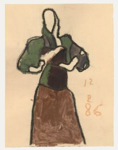 Ed Dukkers (1923-1996) - 20th Century Pastel, Catwalk II